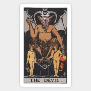 The Devil - Tarot Card Sticker